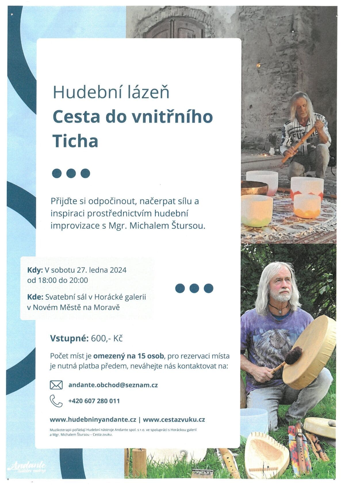 Hudební lázeň Cesta do vnitřního Ticha