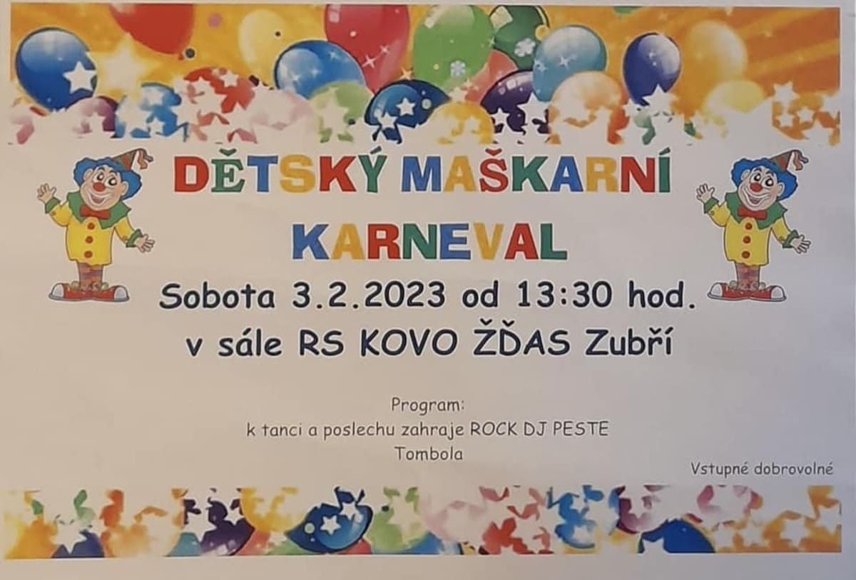 Dětský maškarní karneval