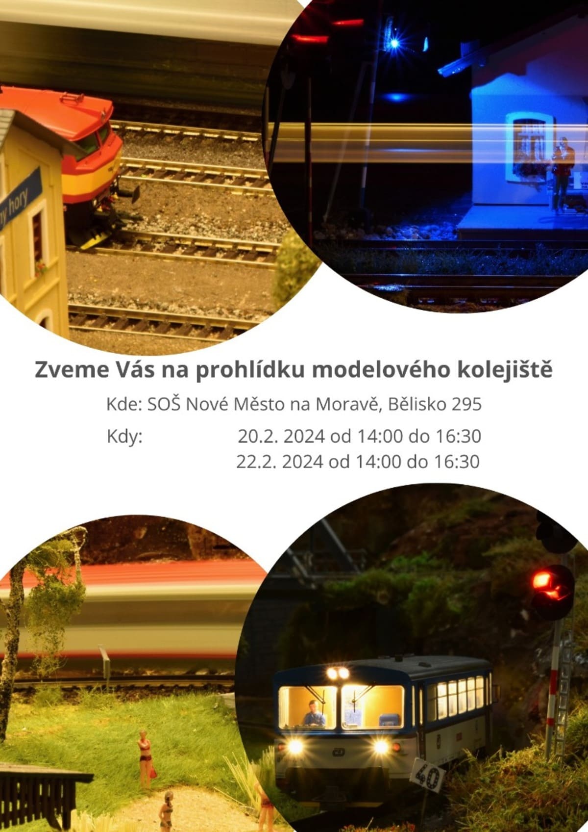 prohlídka modelového kolejiště