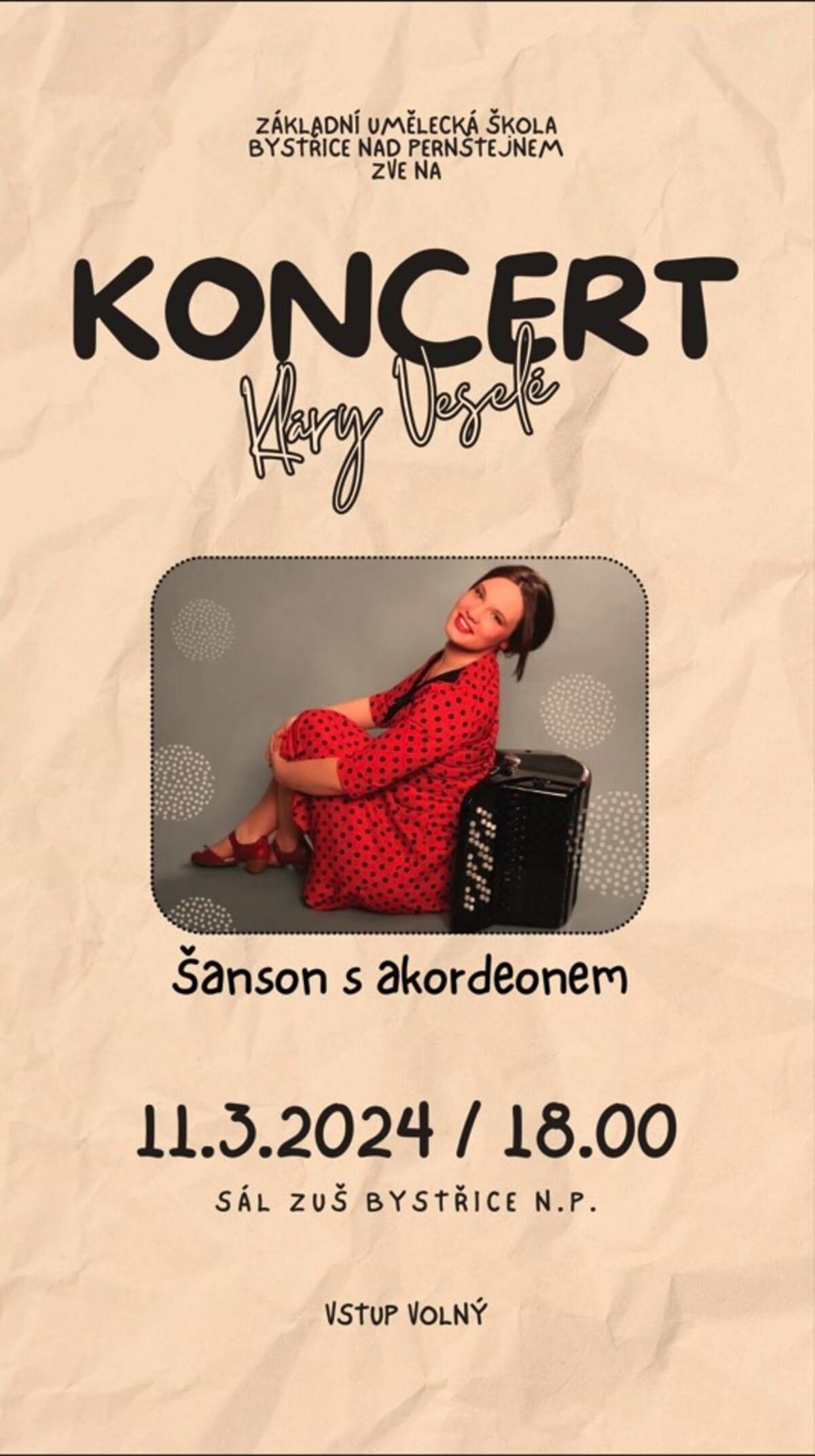KONCERT Kláry Veselé