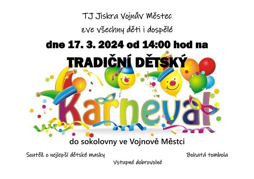 Tradiční dětský karneval