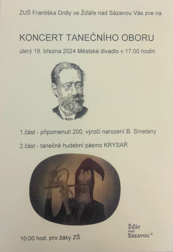 KONCERT TANEČNÍHO OBORU