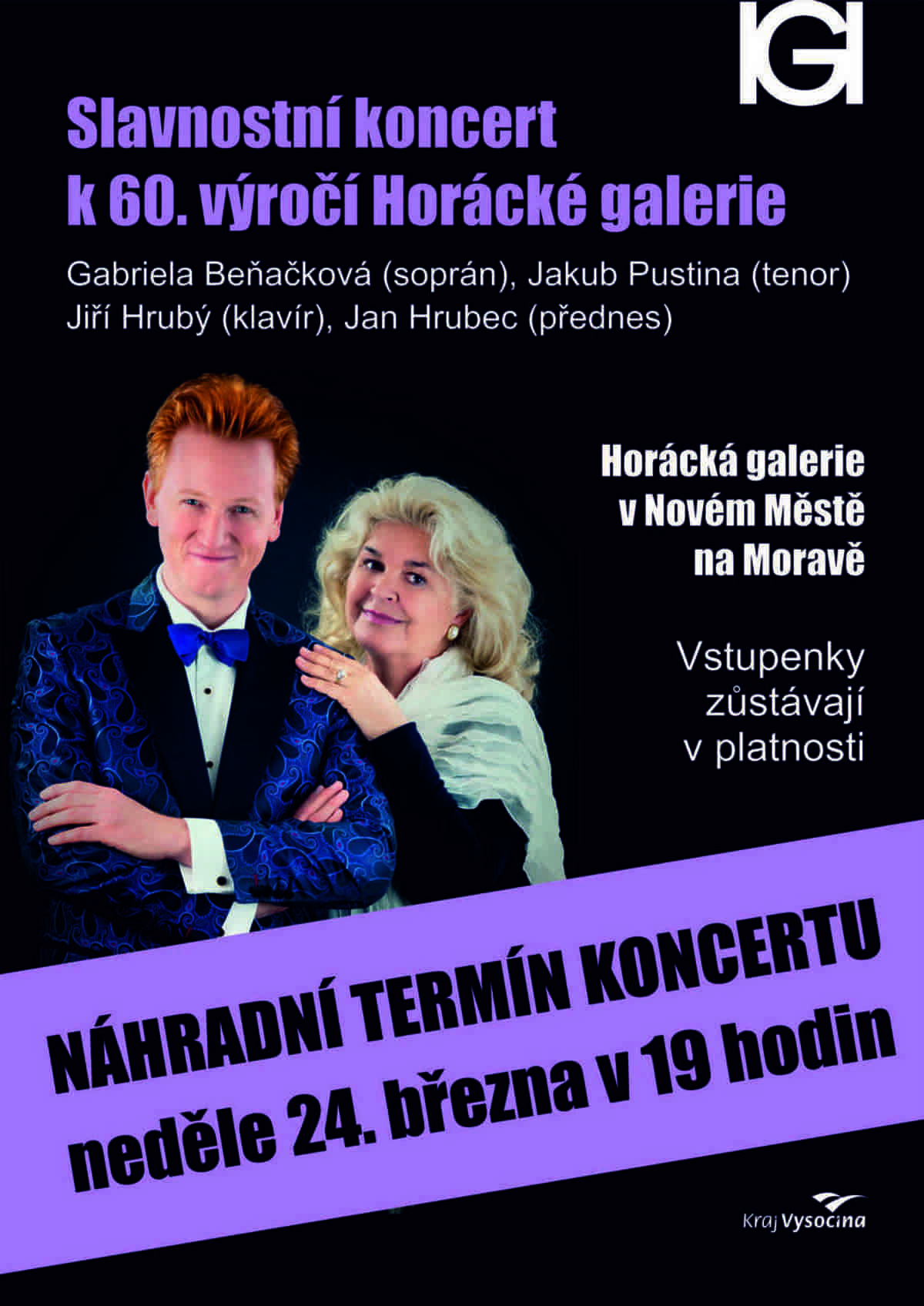 Slavnostní koncert k 60. výročí Horácké galerie