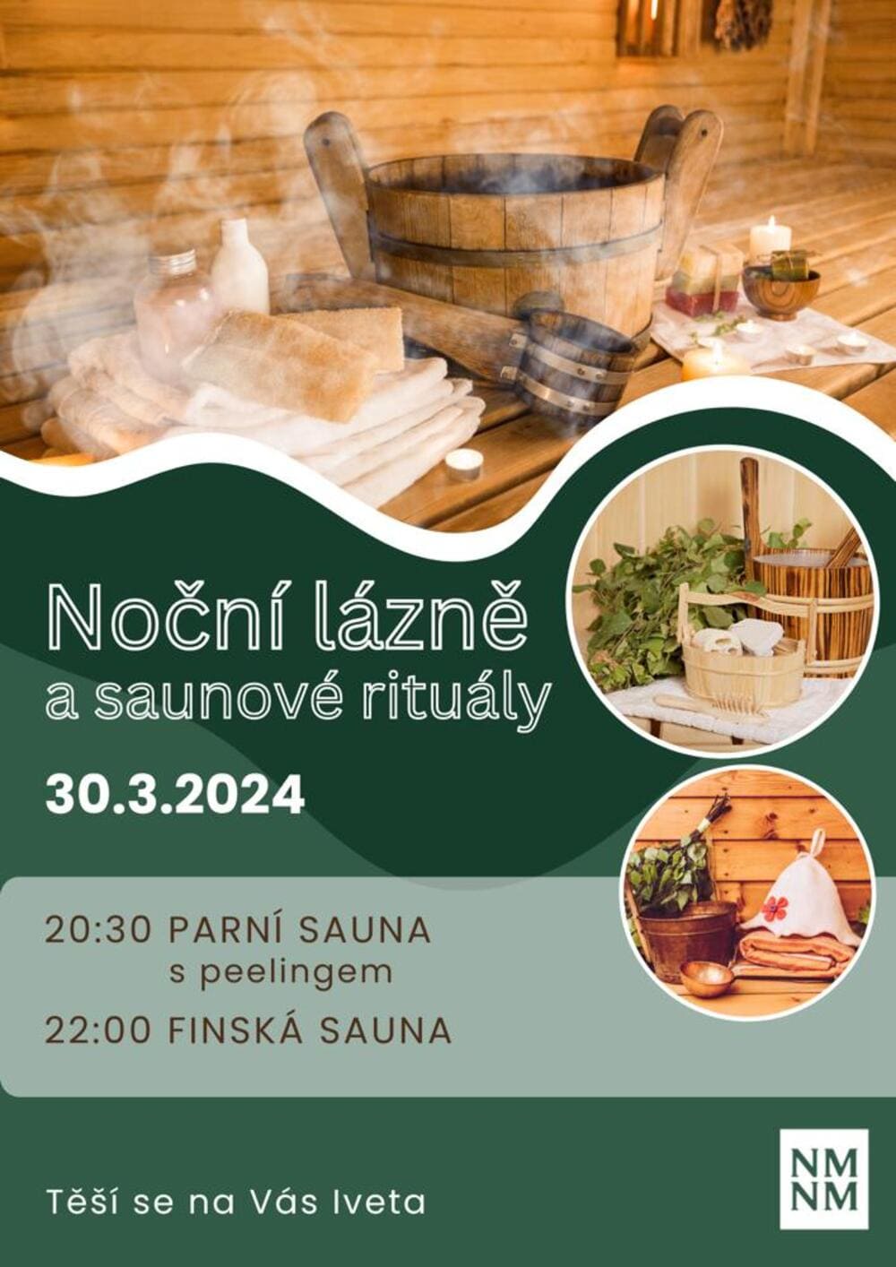 Noční lázně a saunové rituály