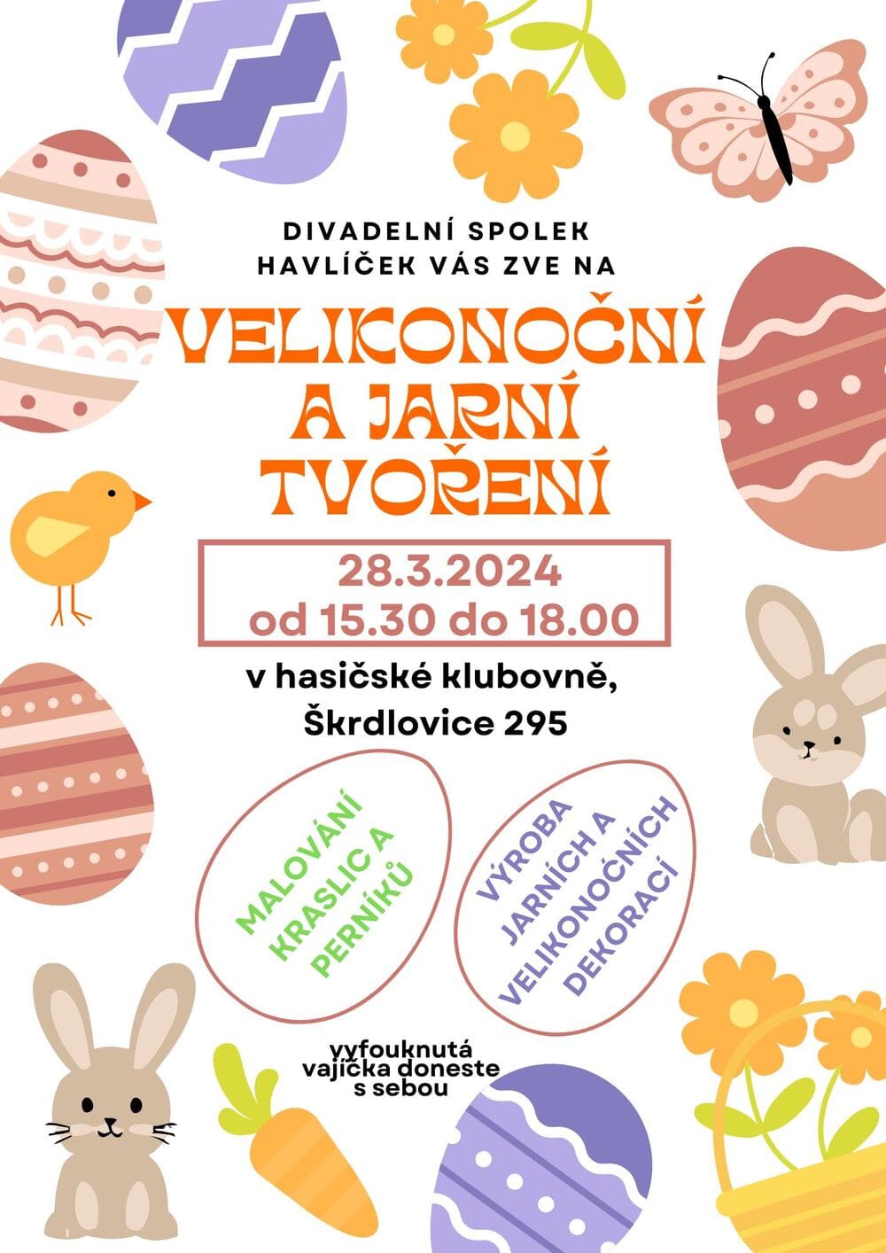 Velikonoční a jarní tvoření