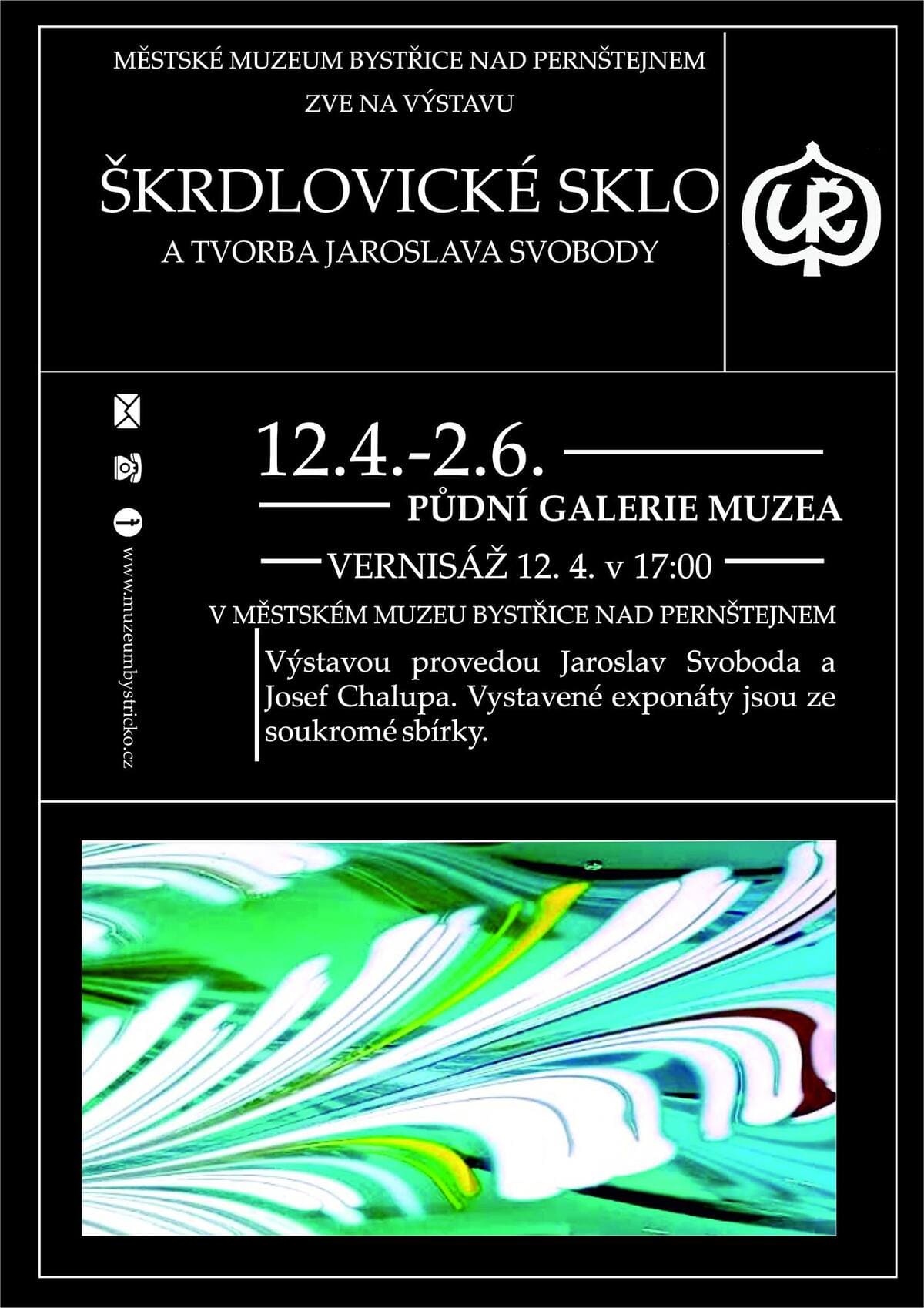 Škrdlovičké sklo a tvorba Jaroslava Svobody