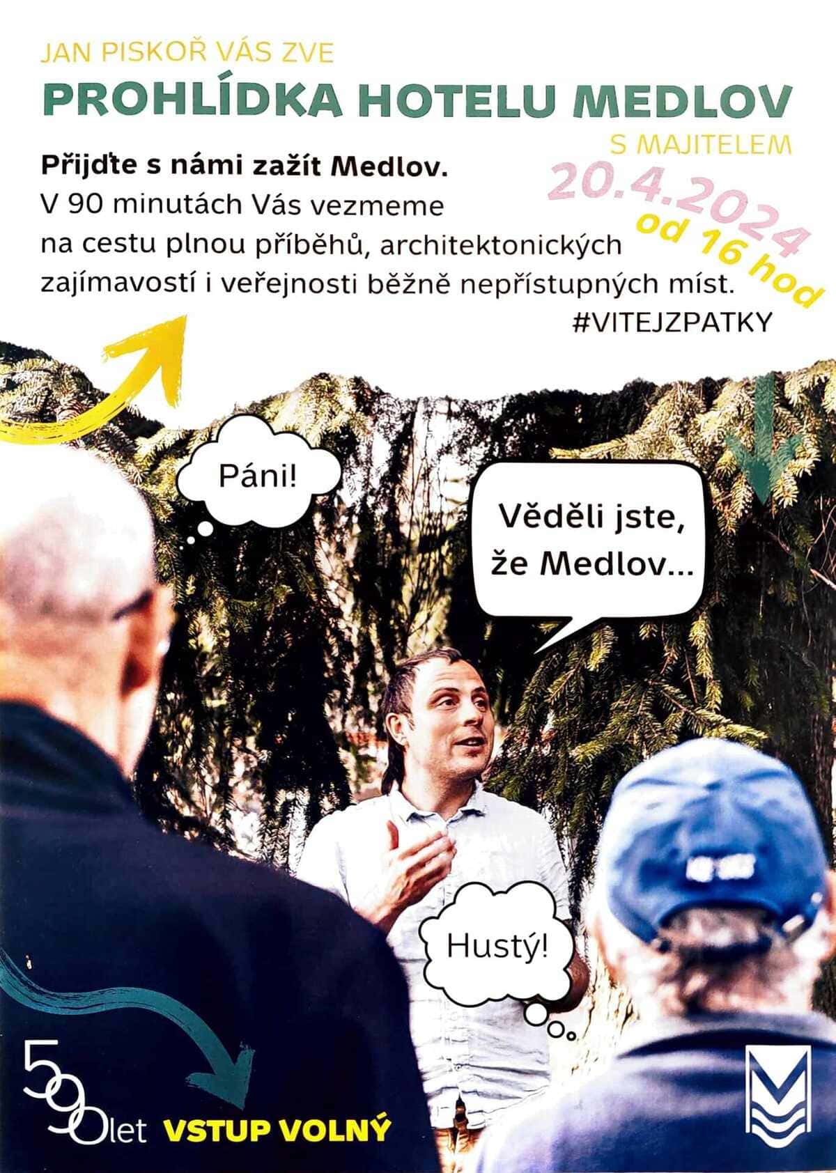 Prohlídka hotelu Medlov