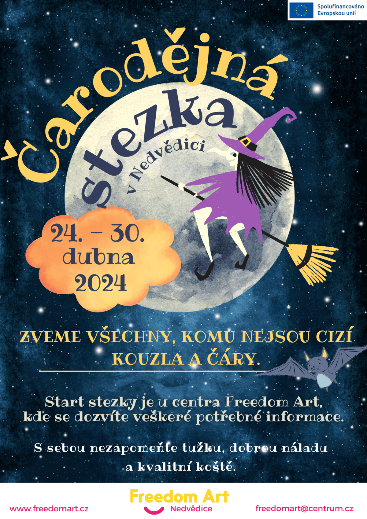 Čarodějná stezka v Nedvědici