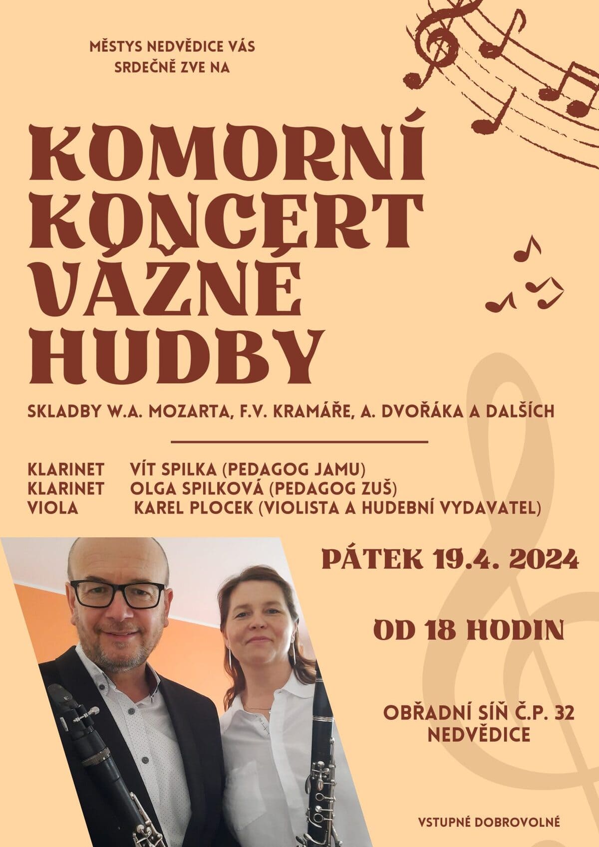 Komorní koncert vážné hudby