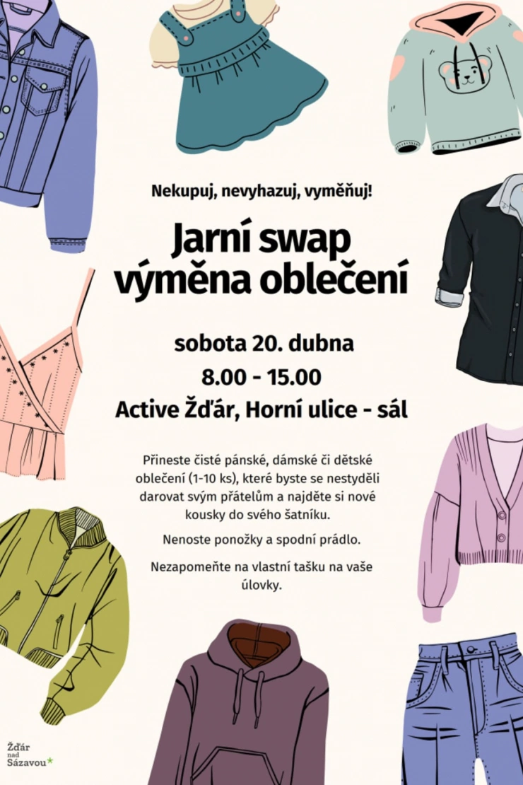Jarní swap - výměna oblečení