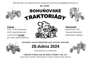 Aktuality - Bohuňovské traktoriády  