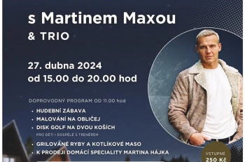 Aktuality - Znovuotevření Hotelu Horník s Martinem Maxou & Trio  
