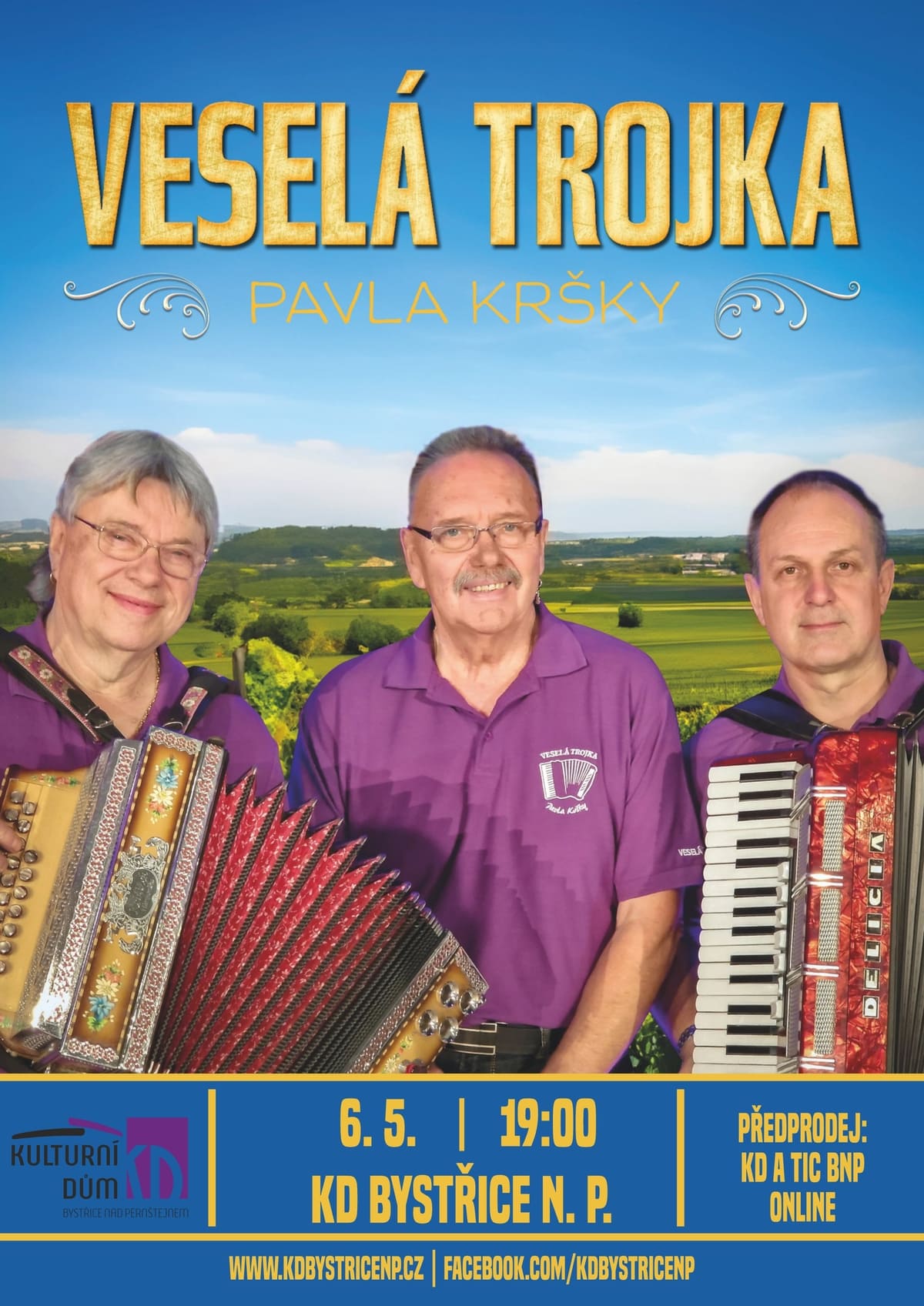 Veselá trojka Pavla Kršky