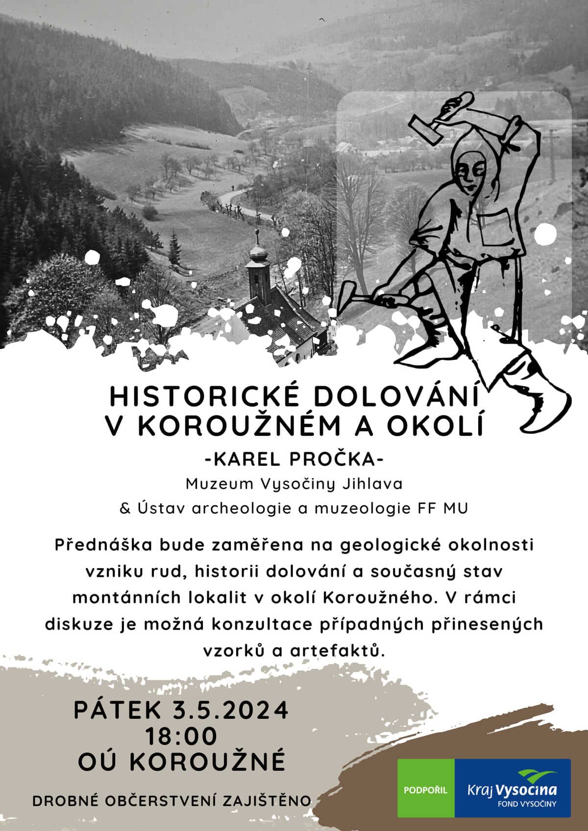 Historické dolování v Koroužném a okolí