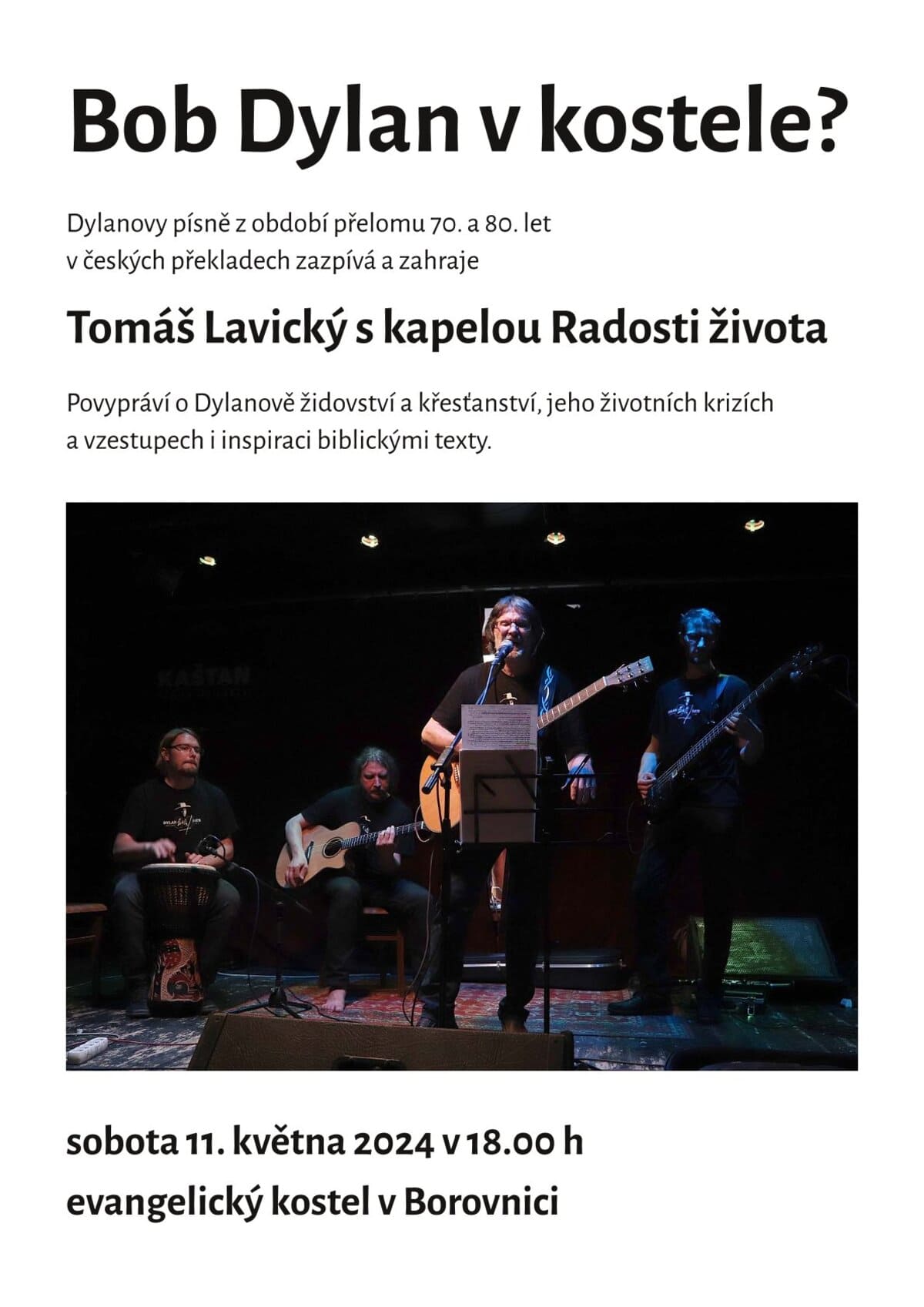 Bob Dylan v kostele?