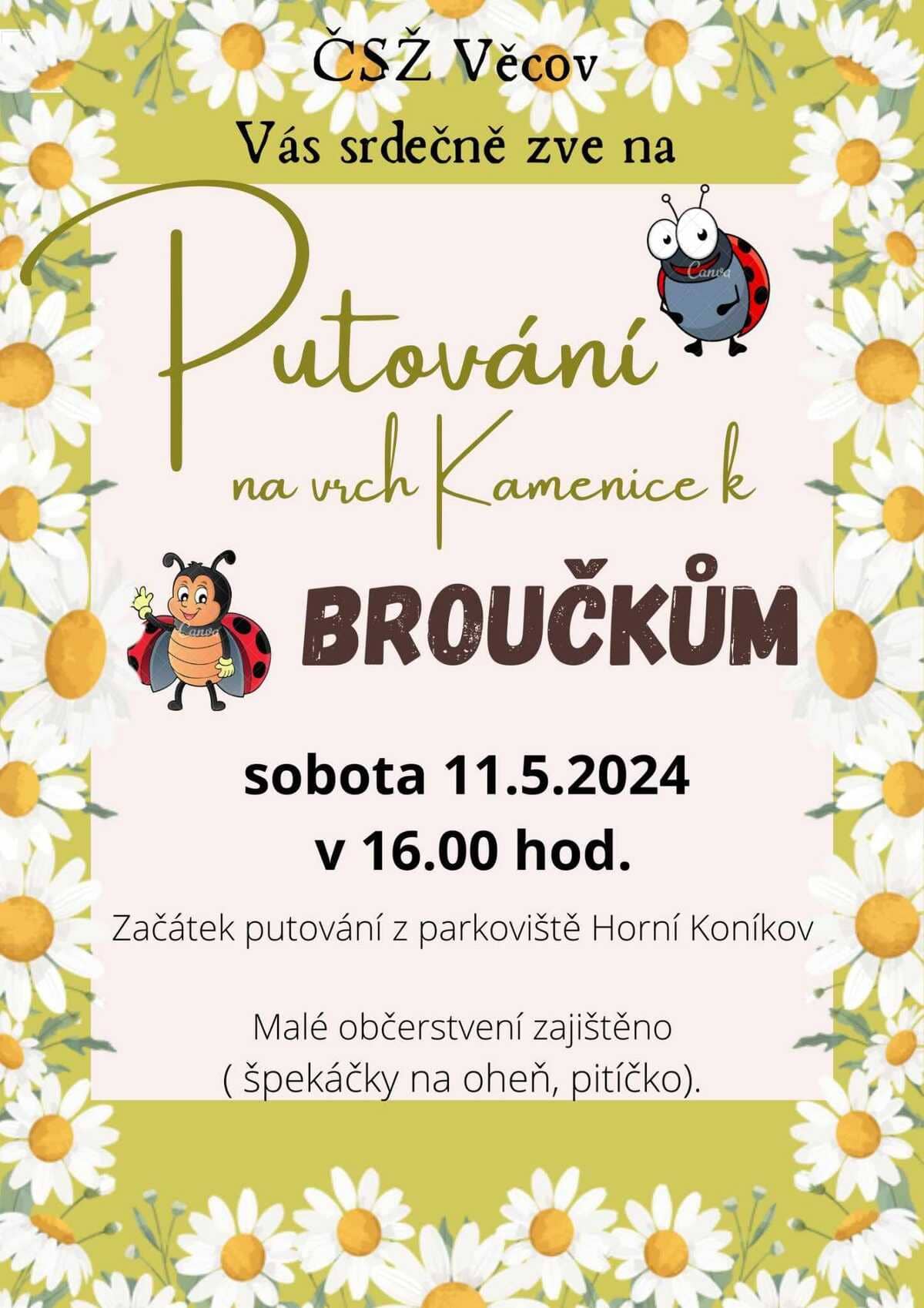 Putování na vrch Kameníček s Broučkům