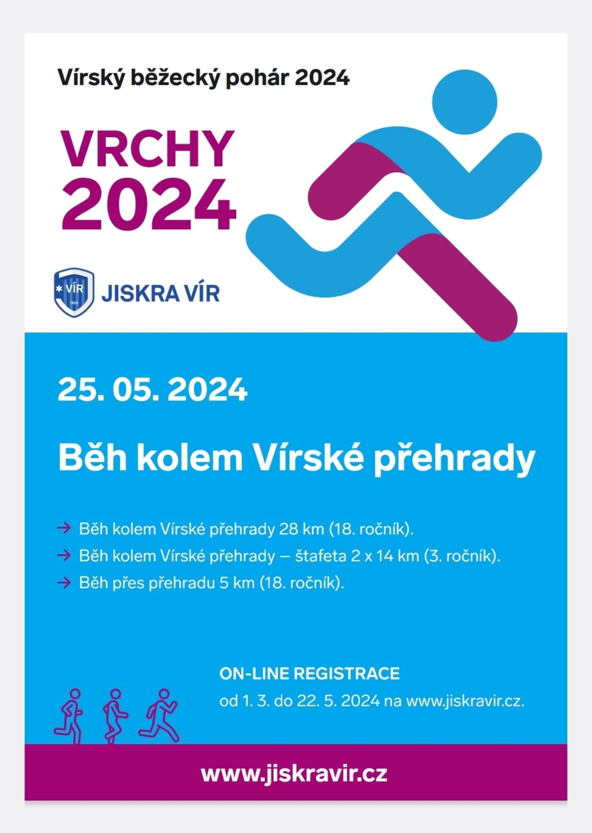 Běh kolem Vírské přehrady