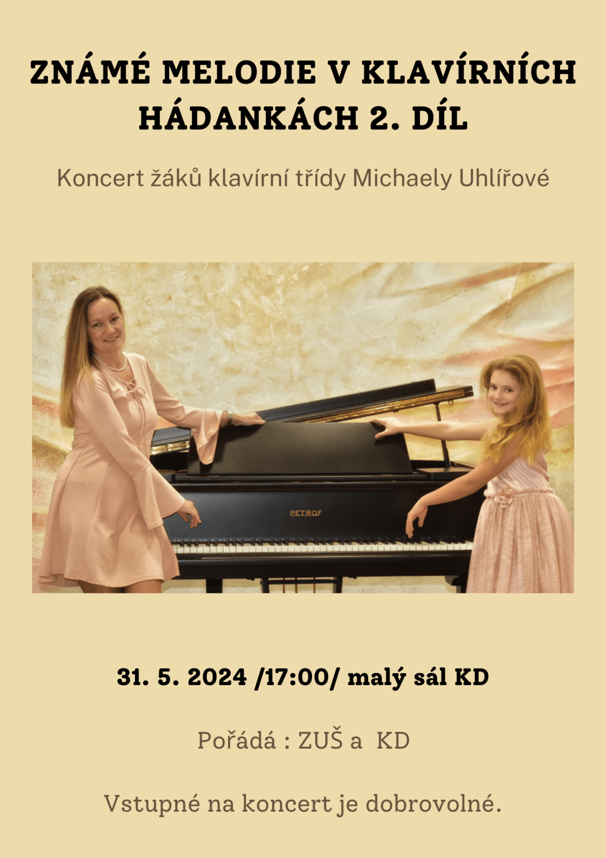 Známé melodie v klavírních hádankách 2. díl