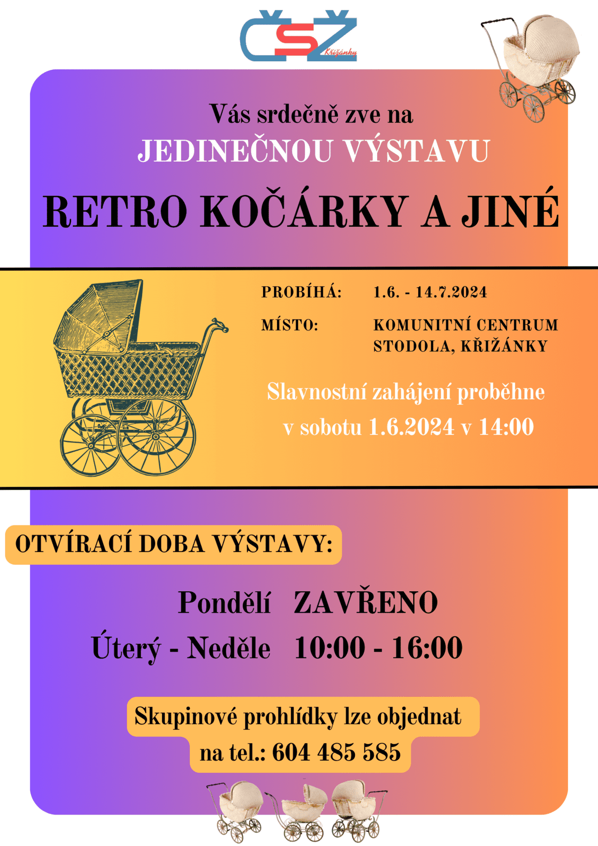 Retro kočárky a jiné