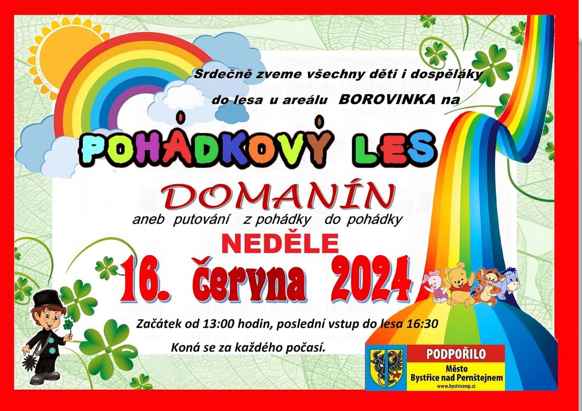 POHÁDKOVÝ LES aneb putování z pohádky do pohádky