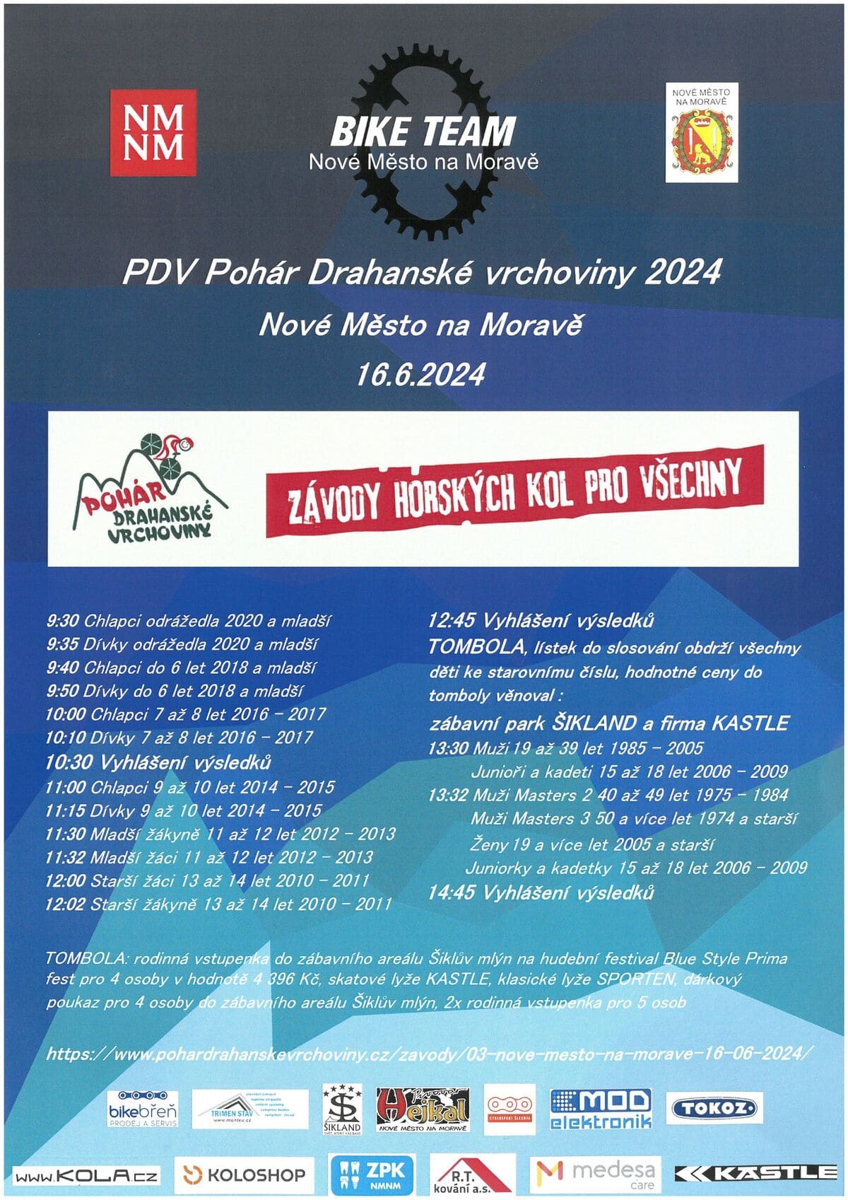 PDV Pohár Drahanské vrchoviny 2024