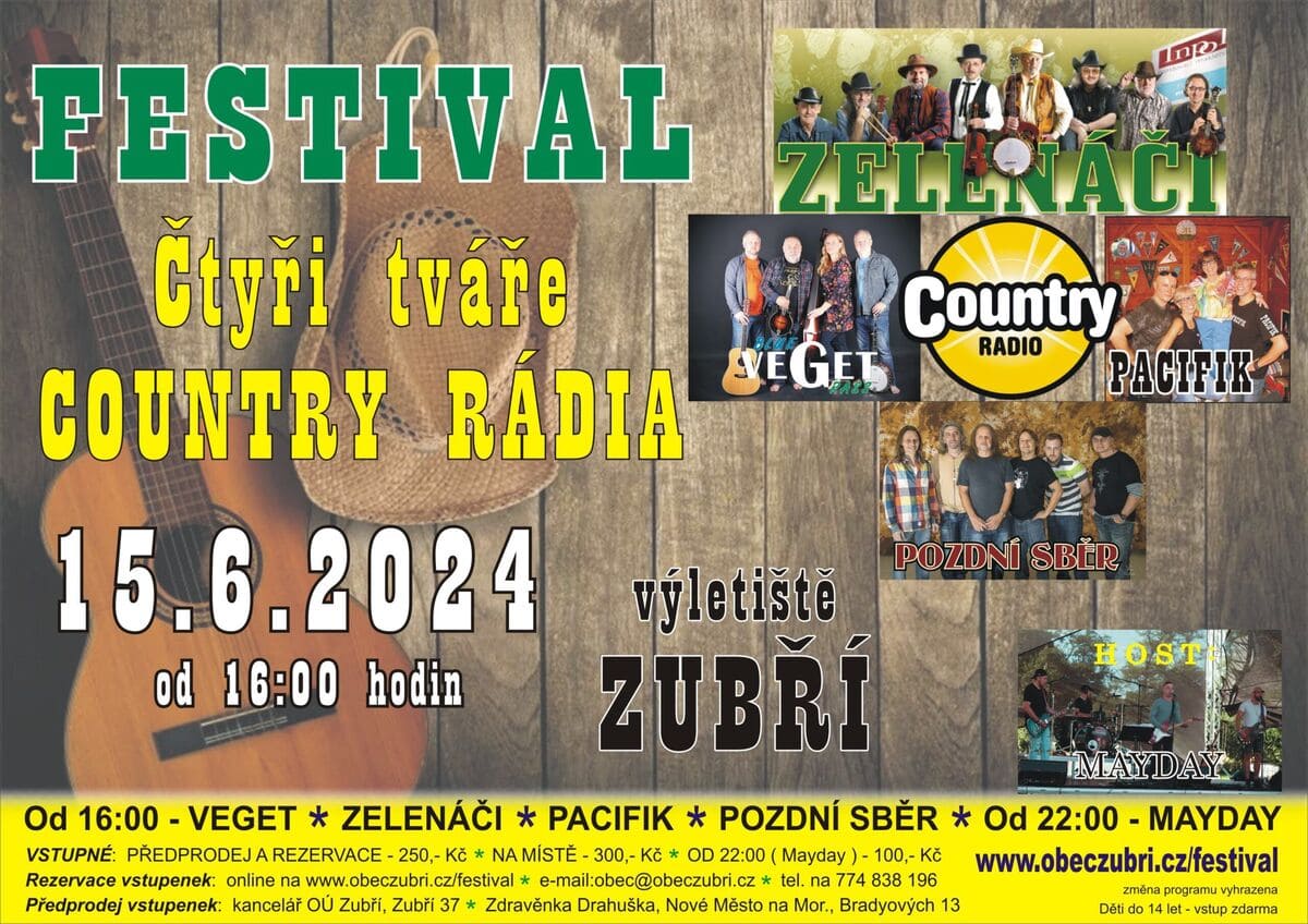 FESTIVAL Čtyři tváře COUNTRY RÁDIA