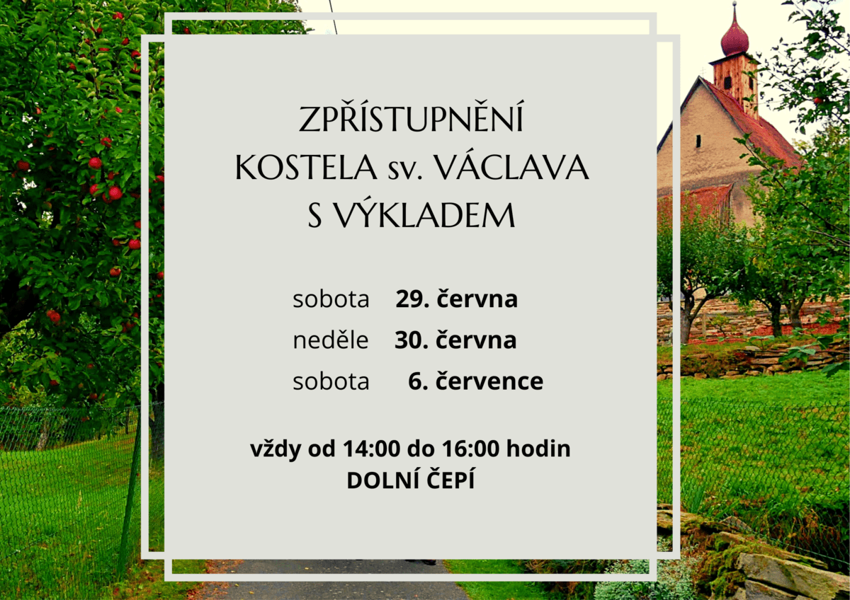 Zpřístupnění kostela sv. Václava s výkladem