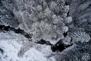 Údolí řeky Doubravy - Údolí řeky Doubravy z dronu